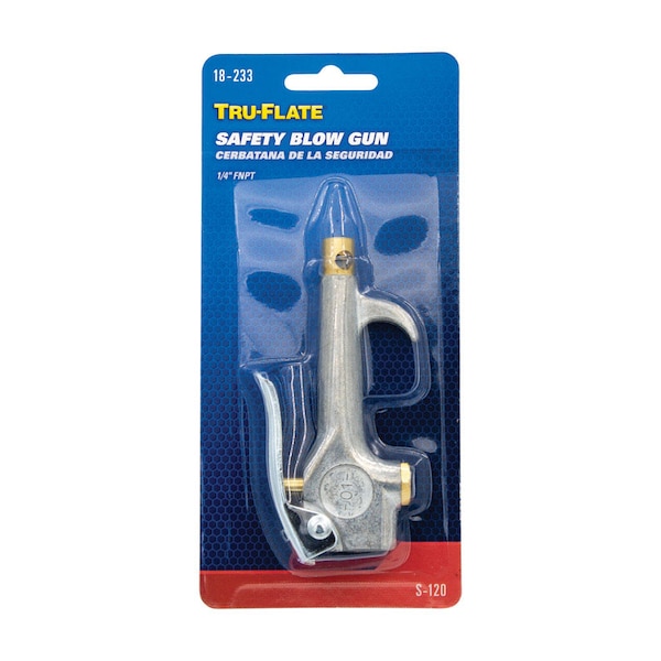 Tru-Flate Tru-Flate Steel Air Blow Gun Safety Lever 1/4 in. FNPT 1 pc 18233 - main